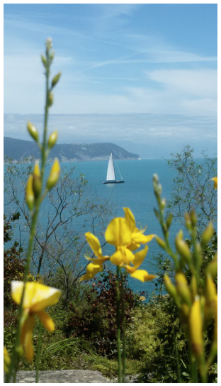 Panorama sul mare