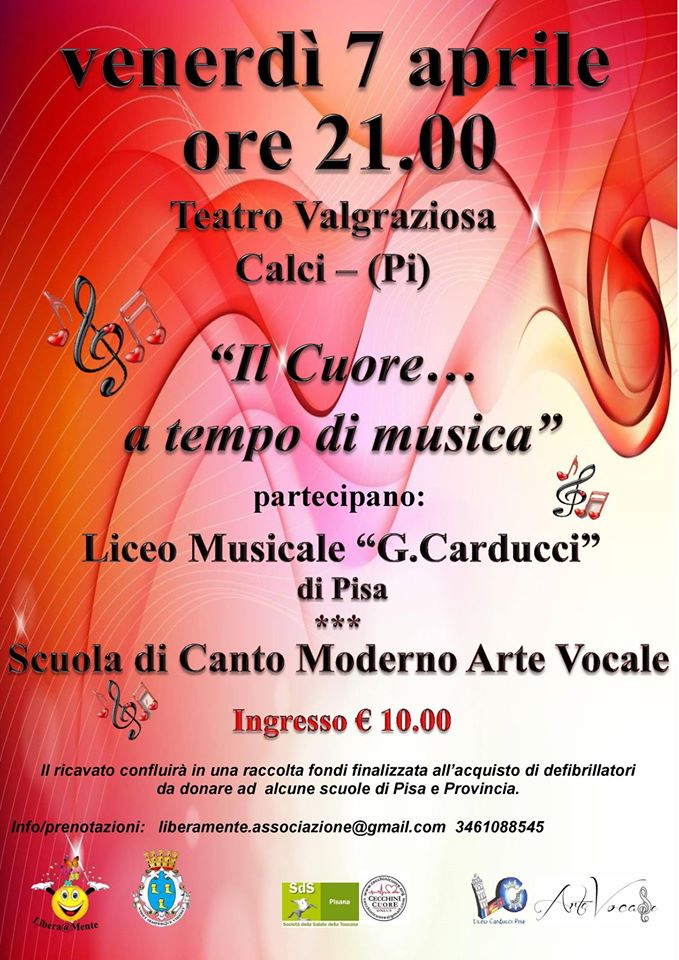 Locandina "ll Cuore ... a tempo di musica"