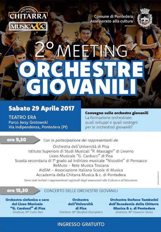 Locandina meeting orchestre giovanili