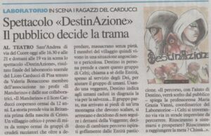 Articolo su La Nazione