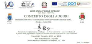 2018-19 Concerto degli Auguri - Liceo - invito