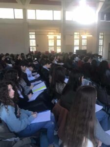 Aula Magna durante la presentazione del libro Aula Magna durante la presentazione del libro
