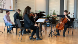 Chiara Bosco - violino, Niccolò Basile - violoncello, Giacomo Mattolini - pianoforte Chiara Bosco, violino, Niccolò Basile, violoncello, Giacomo Mattolini