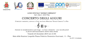 2019-20 Concerto degli Auguri - Liceo - invito 2019-20 Concerto degli Auguri - Liceo - invito