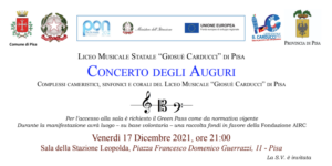 Invito Concerto degli auguri 2021