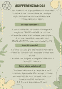 Locandina raccolta differenziata